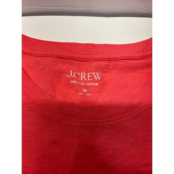 J. Crew Chambray Button Up Shirt & Coral Vintage Cotton Tee Women's Medium - Picture 2 of 8